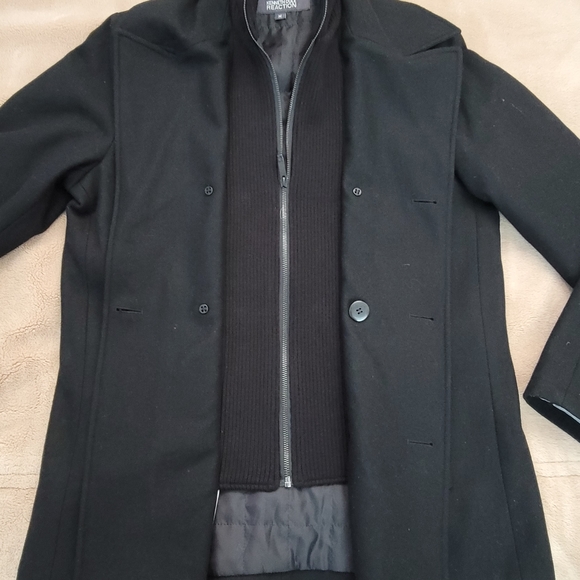 Kenneth Cole Reaction Wool Blend Double Breasted Coat / Jacket - Picture 6 of 7